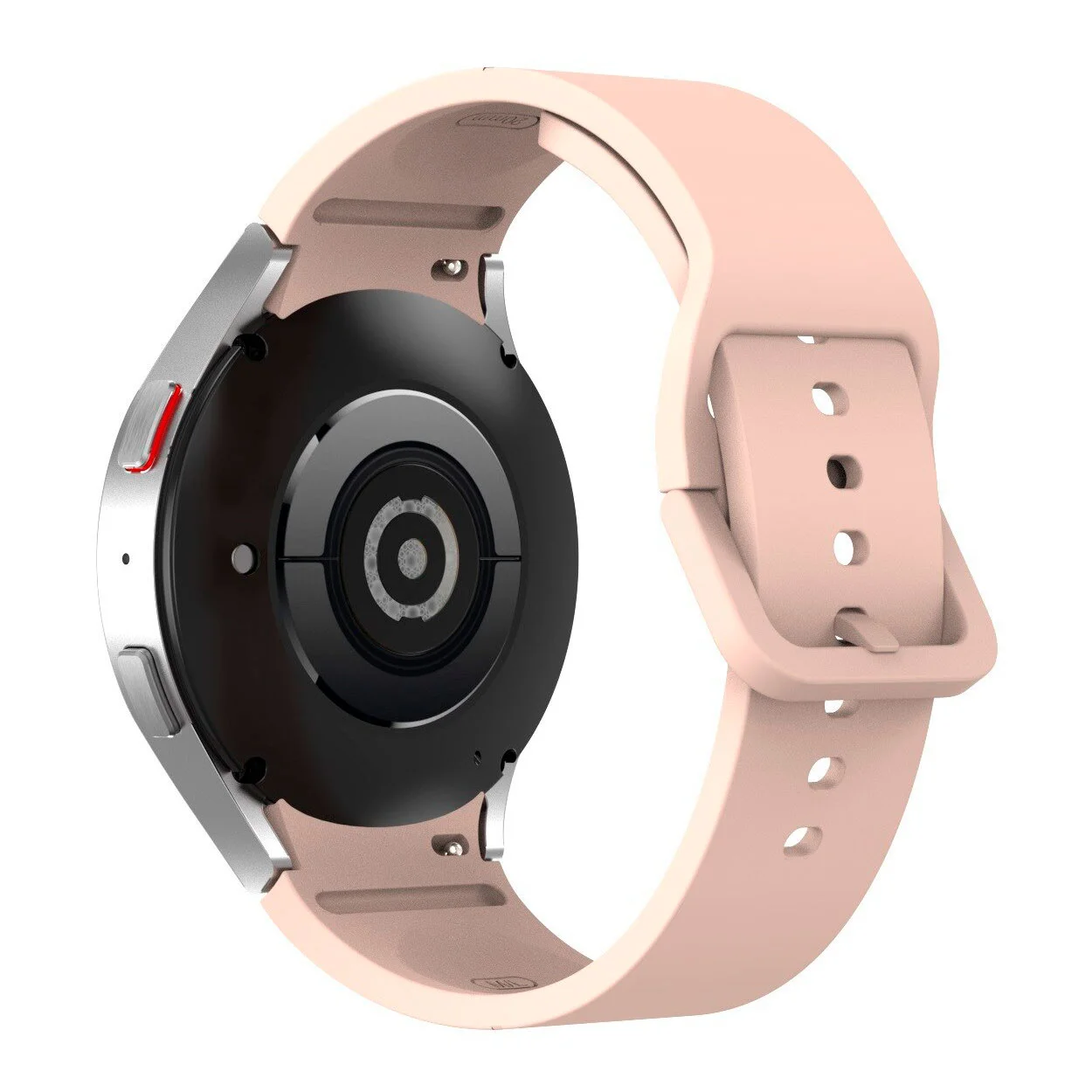 Силиконовый ремешок Color Angle для Samsung Galaxy Watch 4 / 4 Classic / 5 / 5 Pro / 6 / 6 Classic / 7 / FE - бежевый