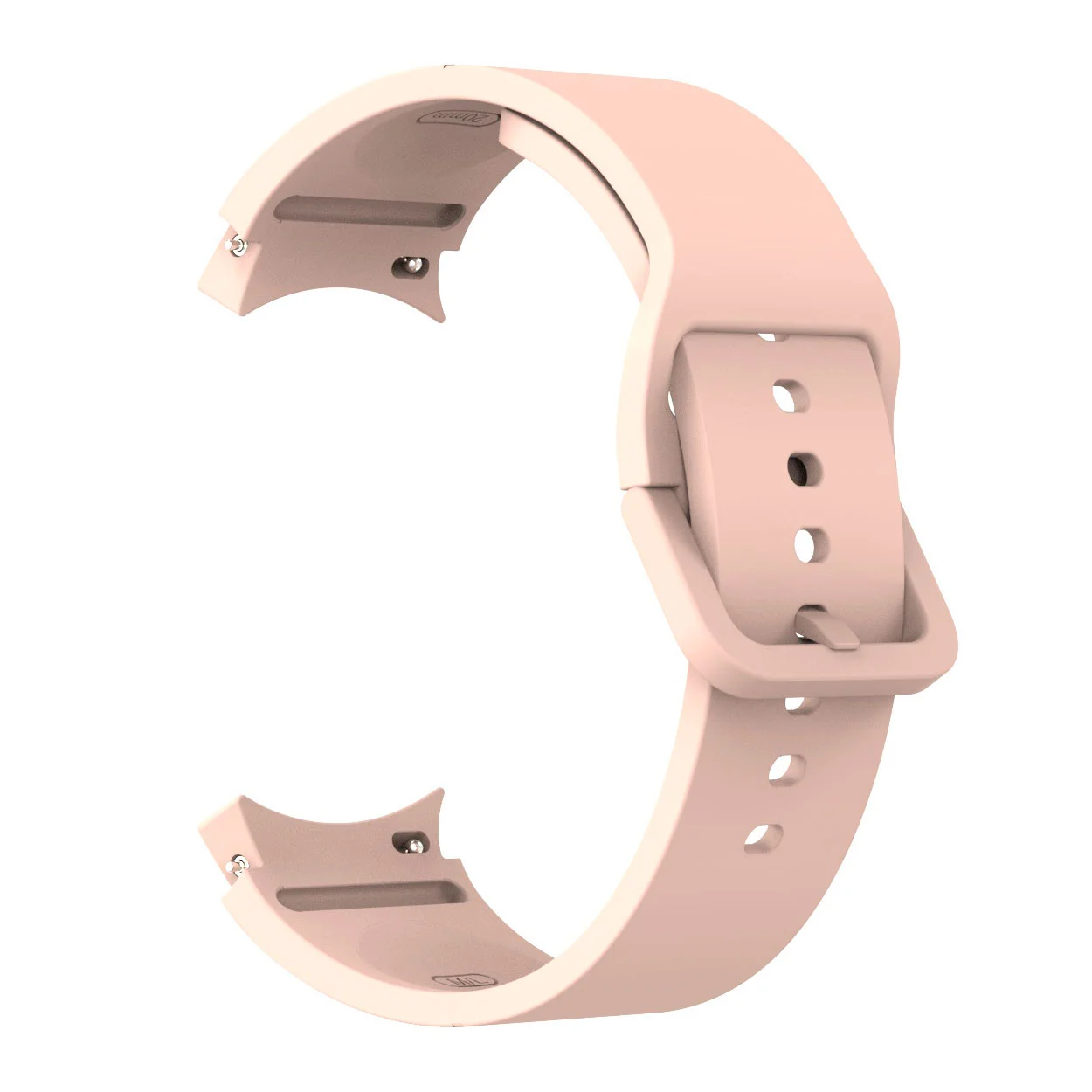 Силиконовый ремешок Color Angle для Samsung Galaxy Watch 4 / 4 Classic / 5 / 5 Pro / 6 / 6 Classic / 7 / FE - бежевый