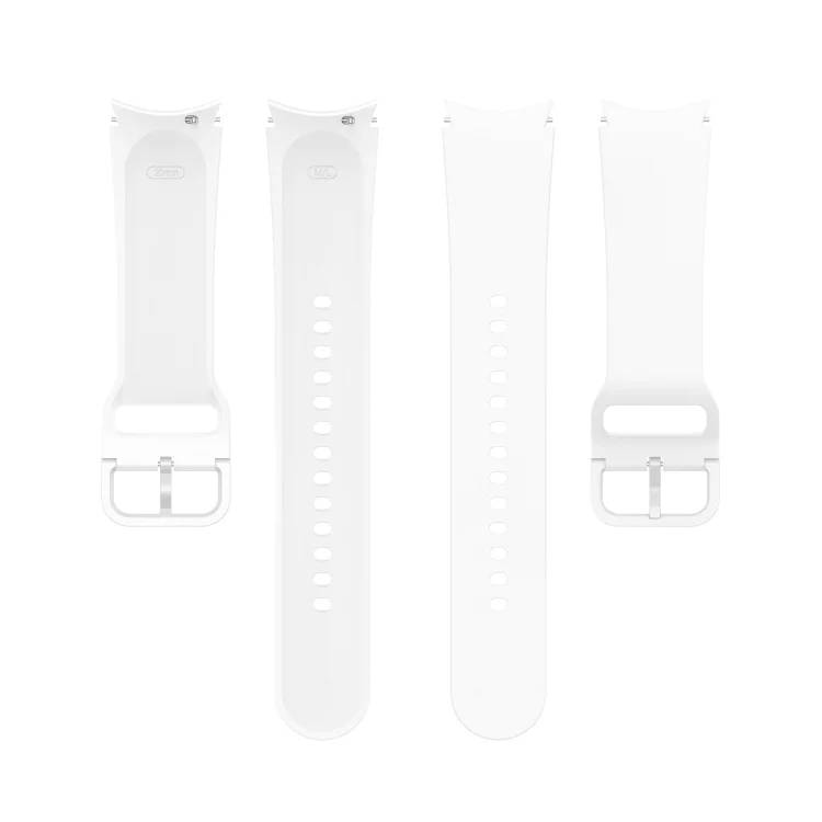 Силіконовий ремінець Color Angle для Samsung Galaxy Watch 4 / 4 Classic / 5 / 5 Pro / 6 / 6 Classic / 7 / FE - білий
