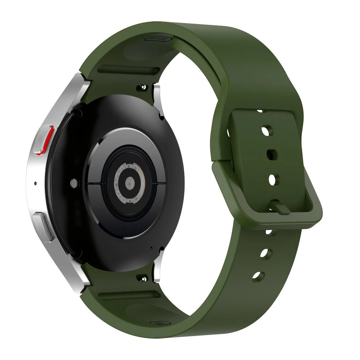 Силіконовий ремінець Color Angle для Samsung Galaxy Watch 4 / 4 Classic / 5 / 5 Pro / 6 / 6 Classic / 7 / FE - зелений