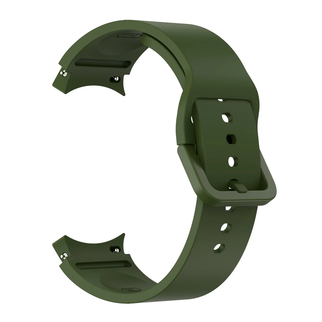 Силіконовий ремінець Color Angle для Samsung Galaxy Watch 4 / 4 Classic / 5 / 5 Pro / 6 / 6 Classic / 7 / FE - зелений