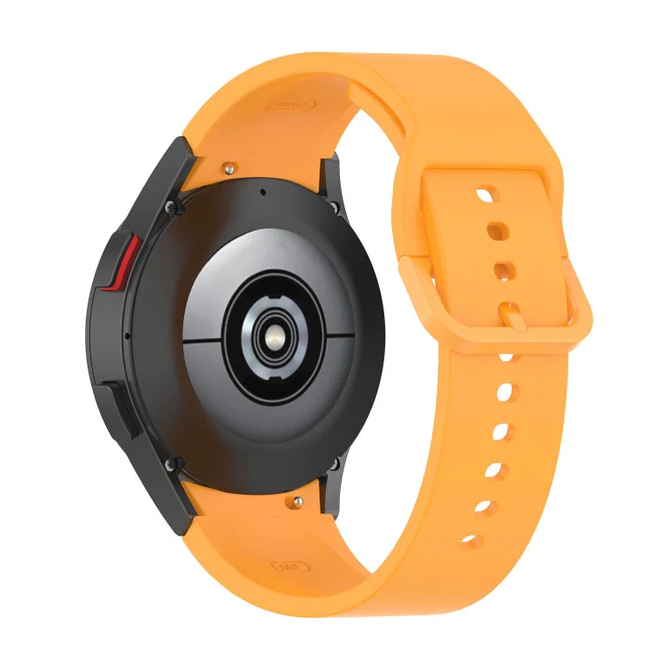 Силіконовий ремінець Color Angle для Samsung Galaxy Watch 4 / 4 Classic / 5 / 5 Pro / 6 / 6 Classic / 7 / FE - помаранчевий
