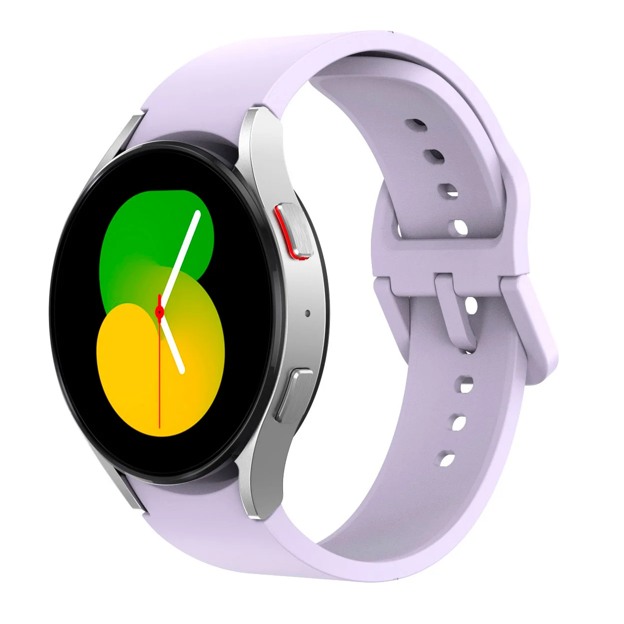 Силіконовий ремінець Color Angle для Samsung Galaxy Watch 4 / 4 Classic / 5 / 5 Pro / 6 / 6 Classic / 7 / FE - фіолетовий