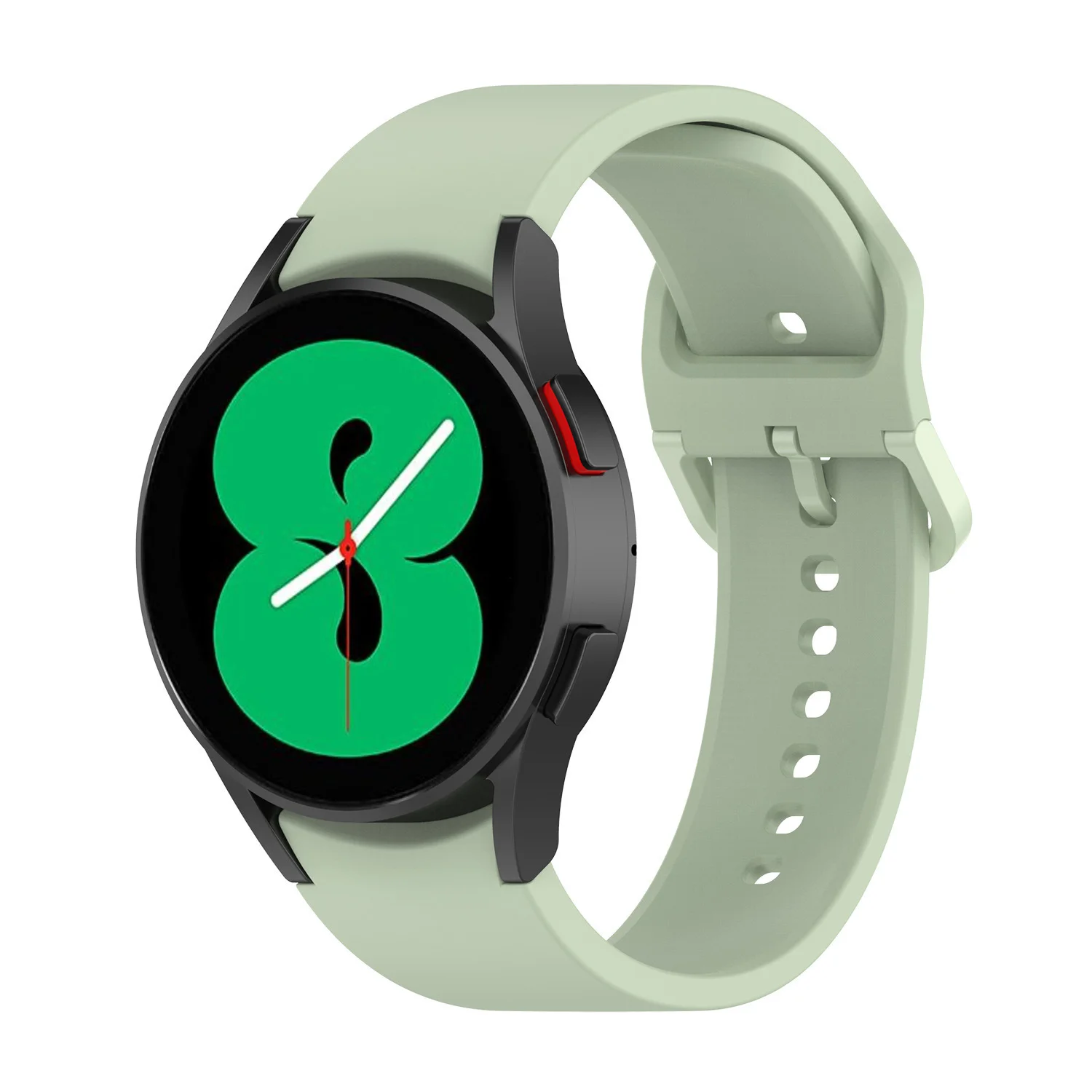Силіконовий ремінець Color Angle для Samsung Galaxy Watch 4 / 4 Classic / 5 / 5 Pro / 6 / 6 Classic / 7 / FE - хакі
