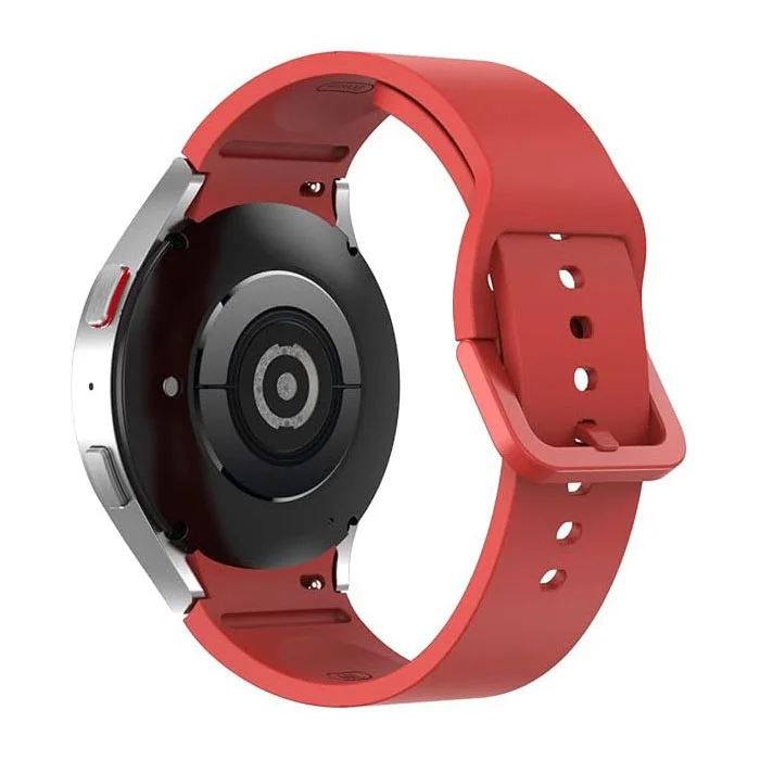 Силіконовий ремінець Color Angle для Samsung Galaxy Watch 4 / 4 Classic / 5 / 5 Pro / 6 / 6 Classic / 7 / FE - червоний
