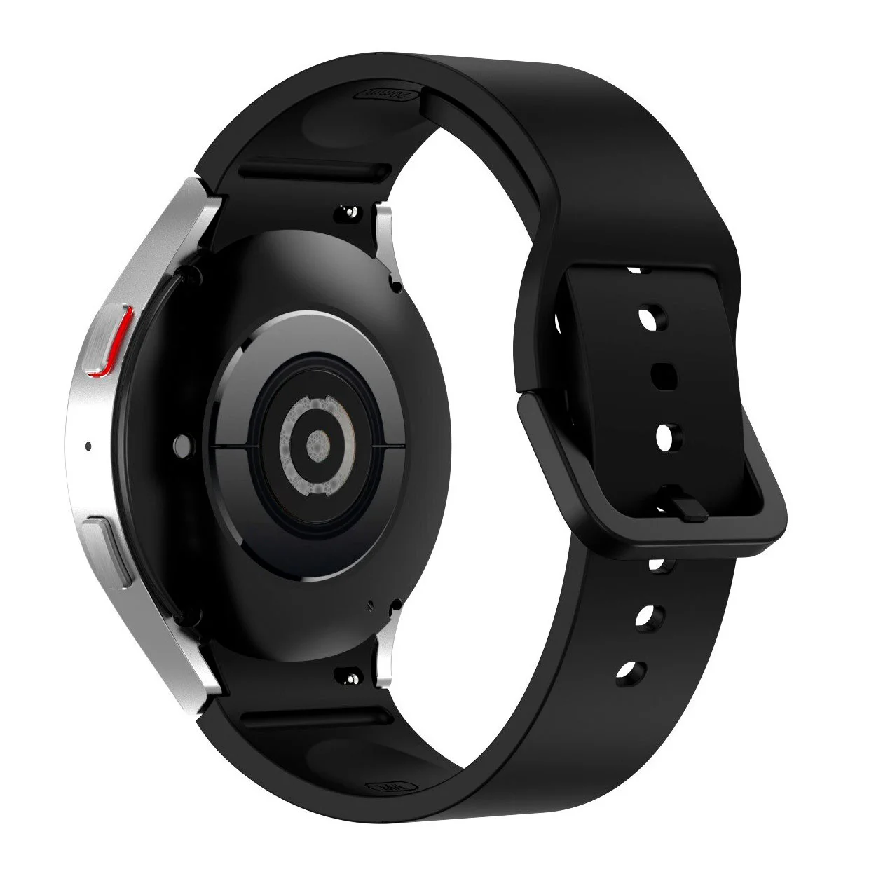 Силіконовий ремінець Color Angle для Samsung Galaxy Watch 4 / 4 Classic / 5 / 5 Pro / 6 / 6 Classic / 7 / FE - чорний