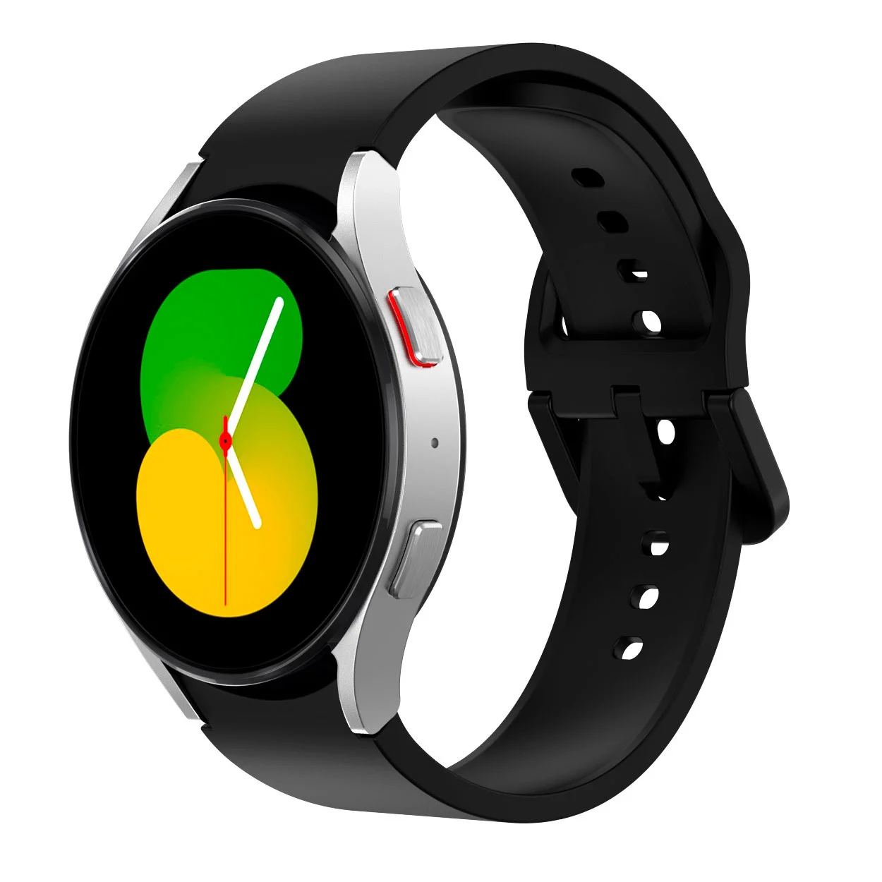 Силіконовий ремінець Color Angle для Samsung Galaxy Watch 4 / 4 Classic / 5 / 5 Pro / 6 / 6 Classic / 7 / FE - чорний
