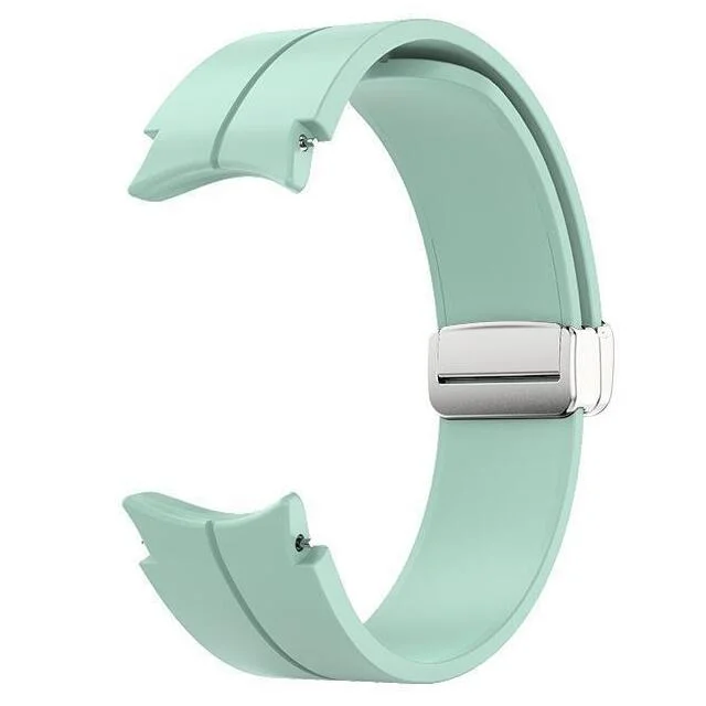 Силиконовый ремешок Cls для Samsung Galaxy Watch 4 / 4 Classic / 5 / 5 Pro / 6 / 6 Classic / 7 / FE - бирюзовый