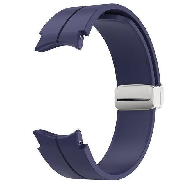 Силиконовый ремешок Cls для Samsung Galaxy Watch 4 / 4 Classic / 5 / 5 Pro / 6 / 6 Classic / 7 / FE - синий
