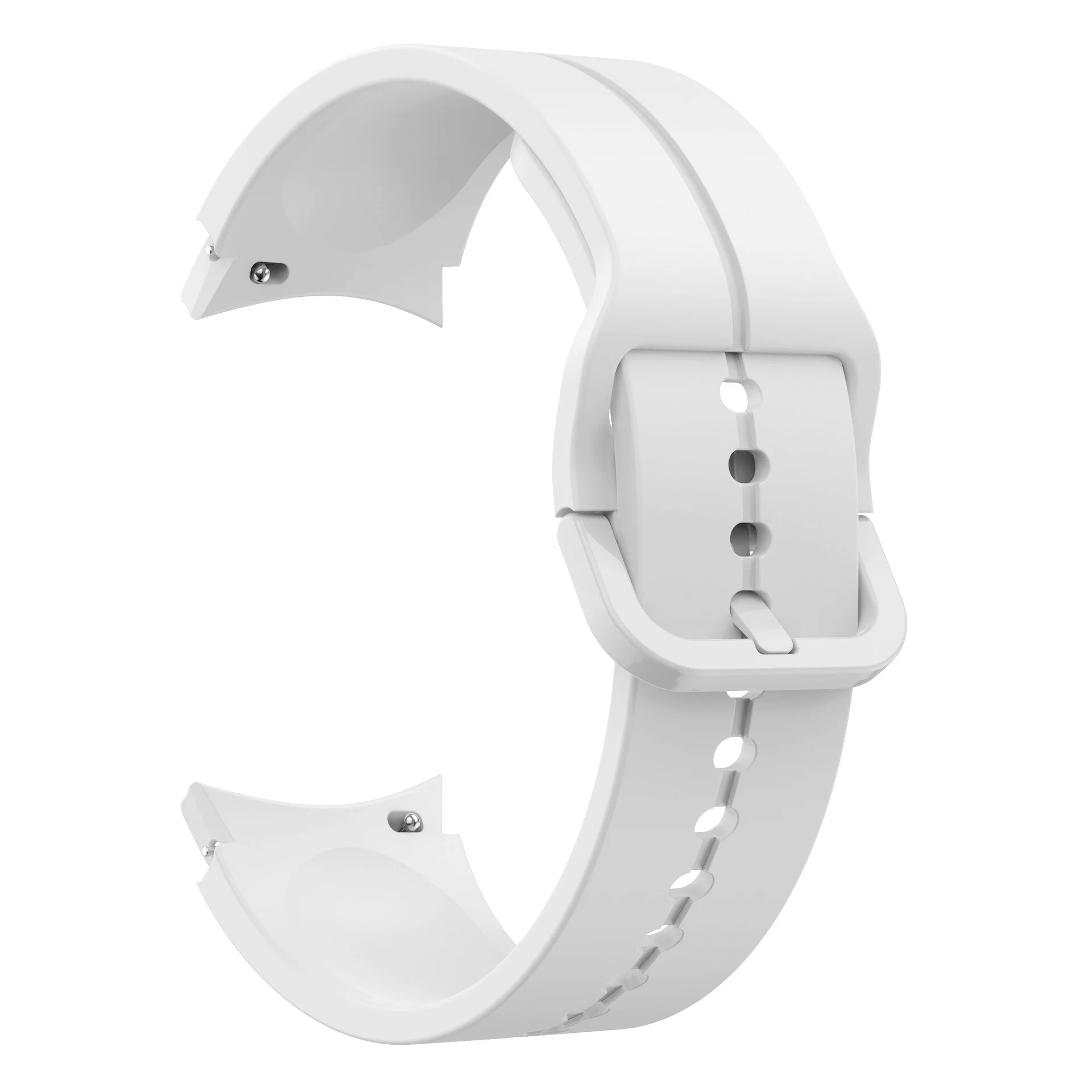 Силіконовий ремінець Five Classic для Samsung Galaxy Watch 4 / 4 Classic / 5 / 5 Pro / 6 / 6 Classic / 7 / FE - білий
