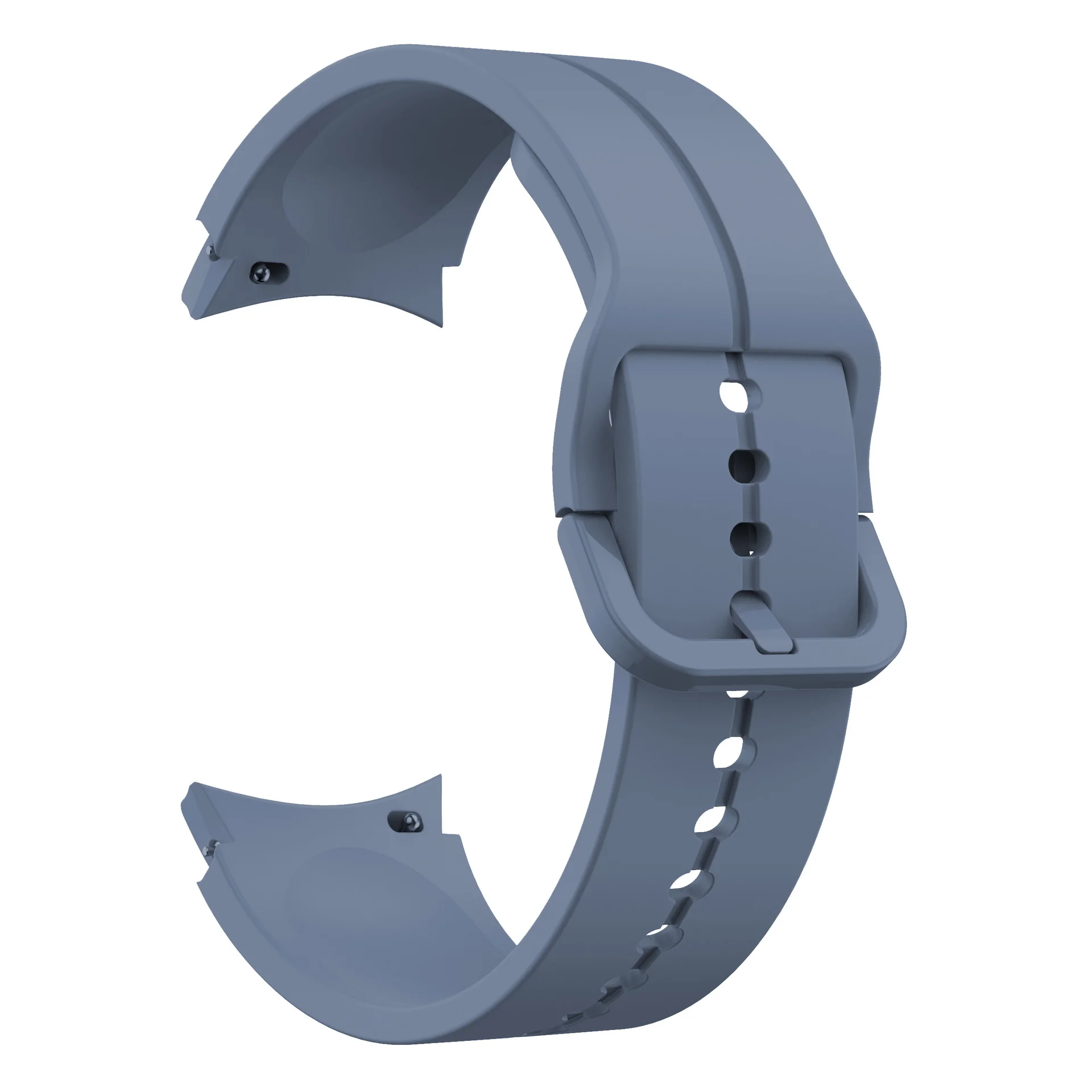 Силіконовий ремінець Five Classic для Samsung Galaxy Watch 4 / 4 Classic / 5 / 5 Pro / 6 / 6 Classic / 7 / FE - свiтло-синій