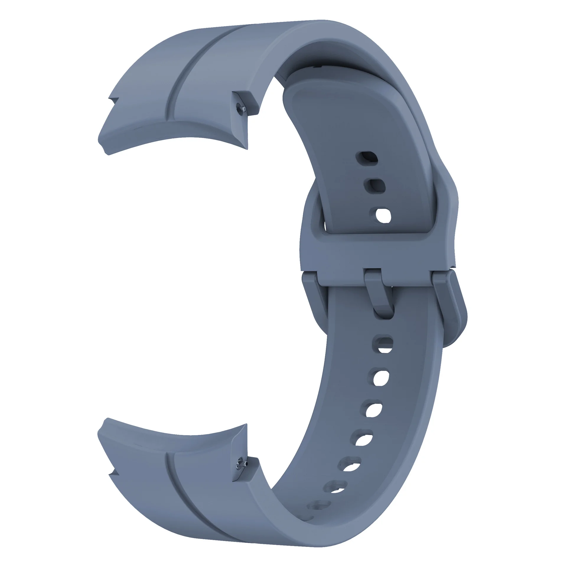 Силіконовий ремінець Five Classic для Samsung Galaxy Watch 4 / 4 Classic / 5 / 5 Pro / 6 / 6 Classic / 7 / FE - свiтло-синій