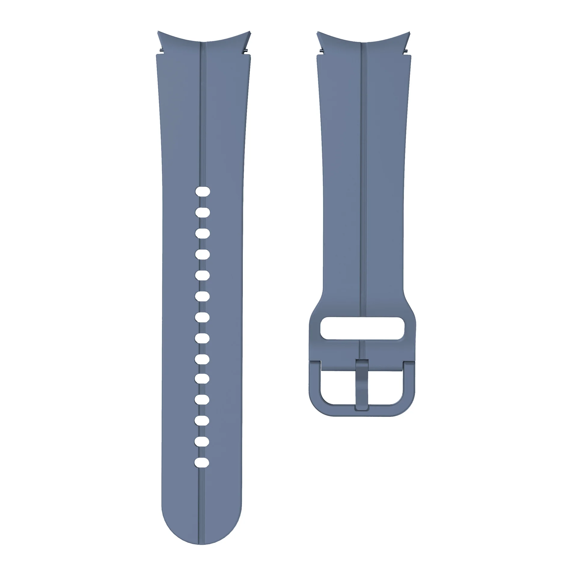 Силіконовий ремінець Five Classic для Samsung Galaxy Watch 4 / 4 Classic / 5 / 5 Pro / 6 / 6 Classic / 7 / FE - свiтло-синій