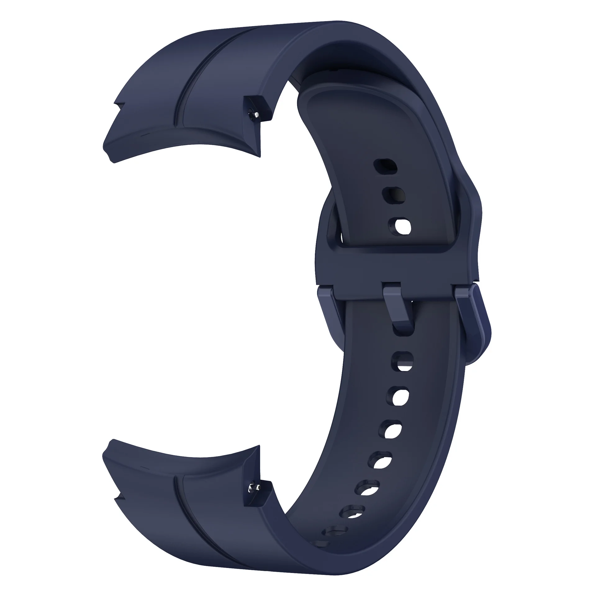 Силіконовий ремінець Five Classic для Samsung Galaxy Watch 4 / 4 Classic / 5 / 5 Pro / 6 / 6 Classic / 7 / FE - синій