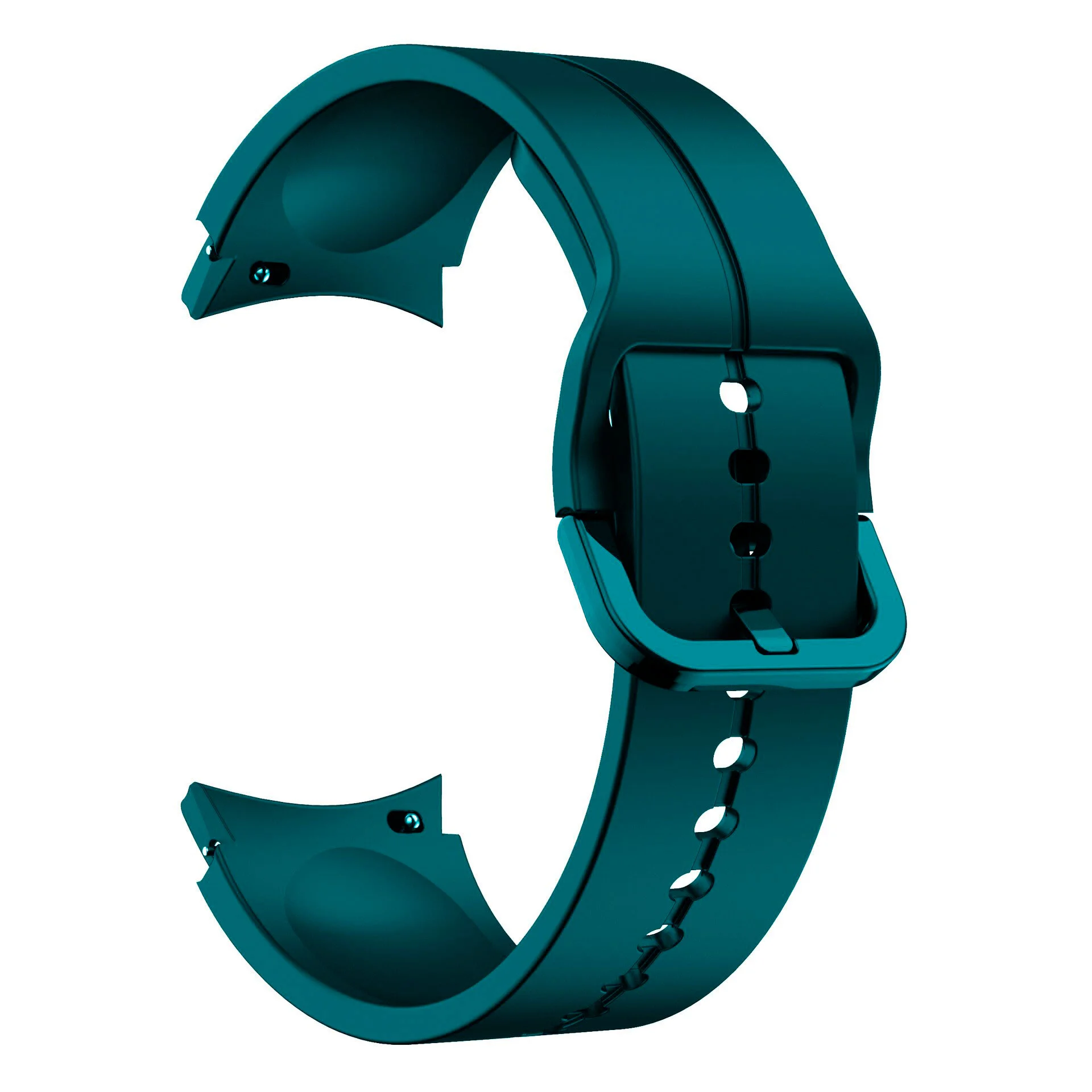 Силіконовий ремінець Five Classic для Samsung Galaxy Watch 4 / 4 Classic / 5 / 5 Pro / 6 / 6 Classic / 7 / FE - синьо-зелений