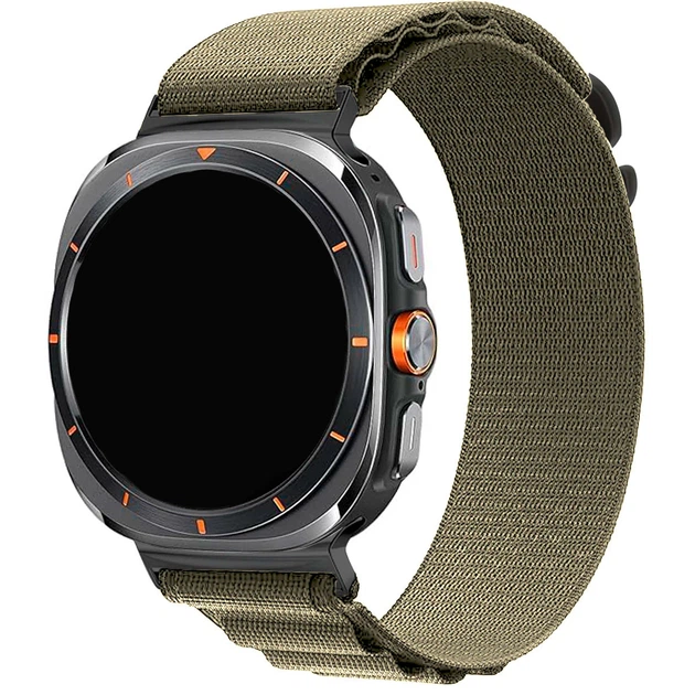 Нейлоновый ремешок AlphineStrap для Samsung Galaxy Watch 8 / 8 Classic - оливковый