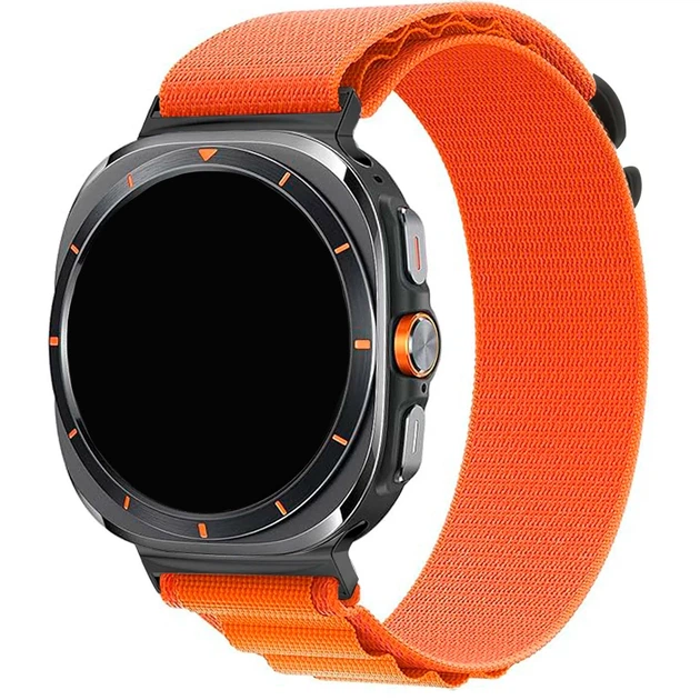Нейлоновый ремешок AlphineStrap для Samsung Galaxy Watch 8 (40/44mm) / 8 Classic - оранжевый