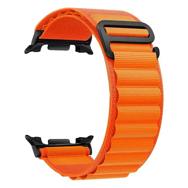Нейлоновый ремешок AlphineStrap для Samsung Galaxy Watch 8 (40/44mm) / 8 Classic - оранжевый