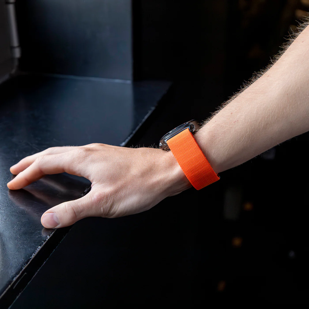 Нейлоновый ремешок AlphineStrap для Samsung Galaxy Watch 8 (40/44mm) / 8 Classic - оранжевый